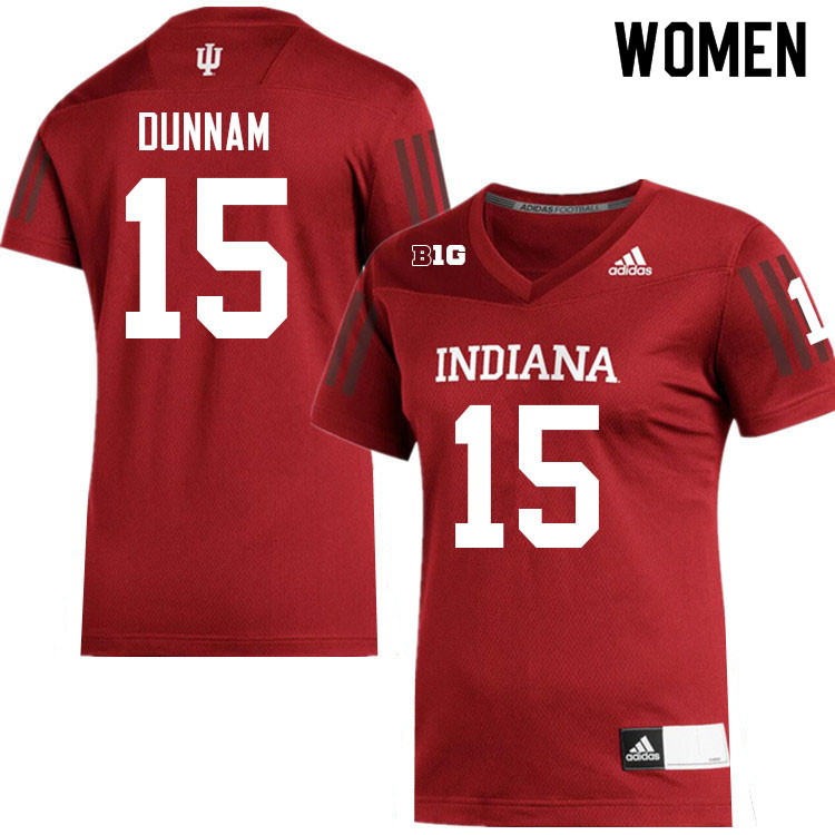 Women #15 Phillip Dunnam Indiana Hoosiers College Football Jerseys Sale-Crimson